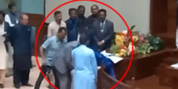 آصف زرداری کی بہن فریال تالپور اسمبلی اجلاس میں پھسل کر گر گئیں