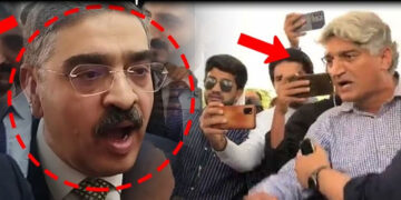 ہم نے آپ سے پوچھ کر سوال نہیں بنانے ، صحافی مطیع اللہ جان اور نگران وزیر اعظم کاکڑ میں تلخی ،ویڈیو سامنے آگئی
