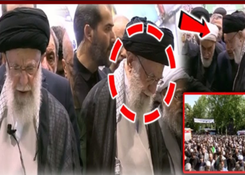 صدر ابراہیم رئیسی کی نماز جنازہ پڑھاتے ہوئے ایرانی سپریم لیڈر آیت اللہ خامنہ ای غم سے نڈھال ، جذباتی مناظر سامنے آگئے