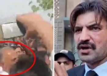 اسلام آباد جوڈیشل کمپلیکس معاملہ ،عمرایوب سے ہاتھا پائی شیر افضل مروت کے کارکنوں نے کی ، رپورٹ تیار