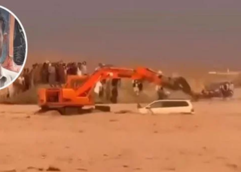 قلعہ عبداللہ: سیلابی ریلے میں پھنسے7 افرادکو ایکسیویٹر ڈرائیور نے جان پرکھیل کر بچالیا