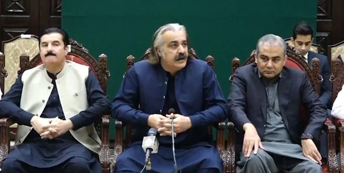 خیبر پختونخوا گرینڈ جرگہ، علی امین گنڈاپور نےکالعدم تنظیم سے بات کرنےکا اختیار مانگ لیا