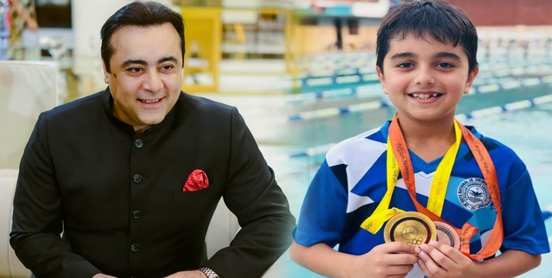 سینئر اینکر پرسن منصور علی خان کے صاحبزادے نے نیشنل سوئمنگ چیمپئن شپ میں نیا قومی ریکارڈ قائم کردیا