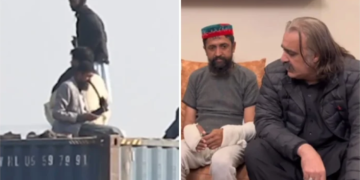 وزیراعلیٰ کے پی کی اسلام آباد میں کنٹینر سے گرائے جانے والے زخمی کارکن سے ملاقات