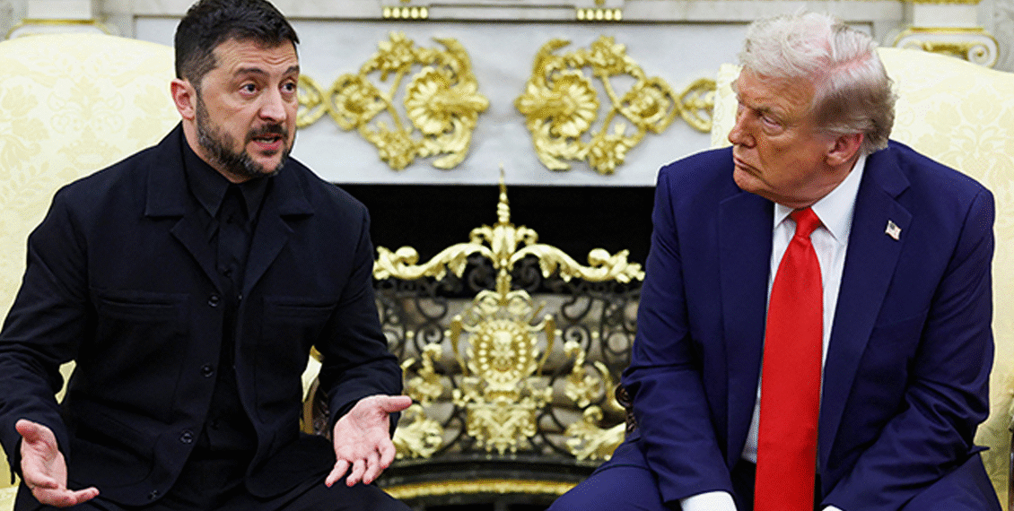 گزشتہ ملاقات میں لباس پر تنقید کے بعد زیلنسکی کوٹ پہن کر وائٹ ہاؤس پہنچ گئے،صحافی سے دلچسپ مکالمہ