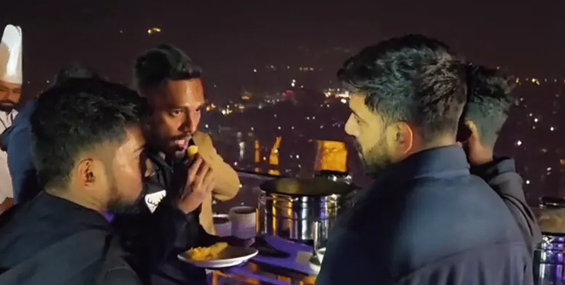 شاہین آفریدی کی جانب سےدیے گئے اعشائیہ کی ویڈیو سامنے آگئی ، سری لنکا اور زمبابوے کے کھلاڑی پاکستانی کھانوں سے خوب لطف اندوز ہوئے