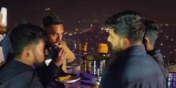 شاہین آفریدی کی جانب سےدیے گئے اعشائیہ کی ویڈیو سامنے آگئی ، سری لنکا اور زمبابوے کے کھلاڑی پاکستانی کھانوں سے خوب لطف اندوز ہوئے