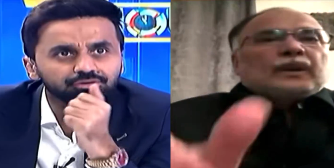 بند کرو اسے، لائیو شو کے دوران احسن اقبال سے زبردستی ویڈیو کس نے بند کرائی ، اصل کہانی سامنے آگئی