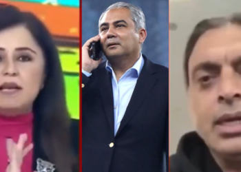 بھارتی ٹی وی اینکر نے جب محسن نقوی کو ٹرافی ۔۔۔ کہا تو شعیب اختر نے کیسے جواب دیا