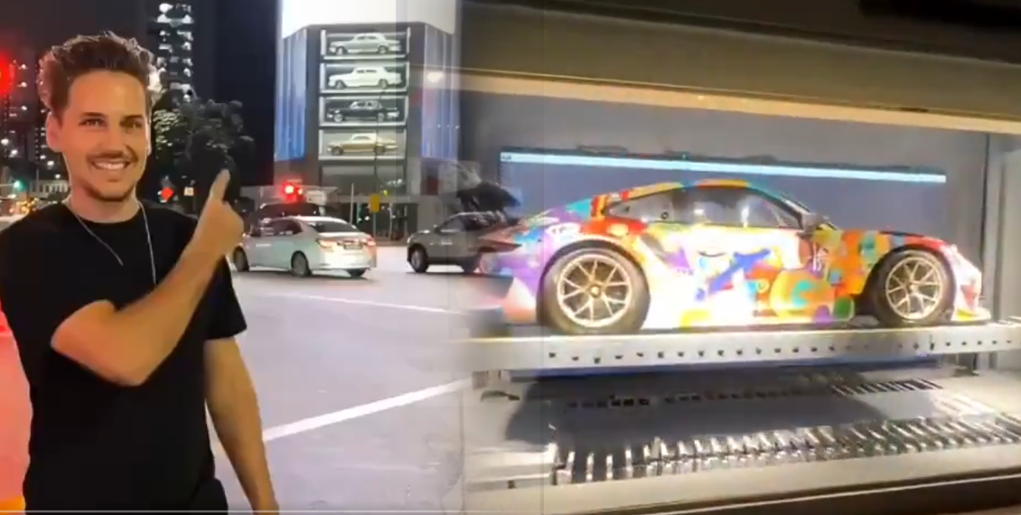 سنگاپور میں لگژری گاڑیوں کے لیے 15 منزلہ شیشے کا منفرد پارکنگ ٹاور